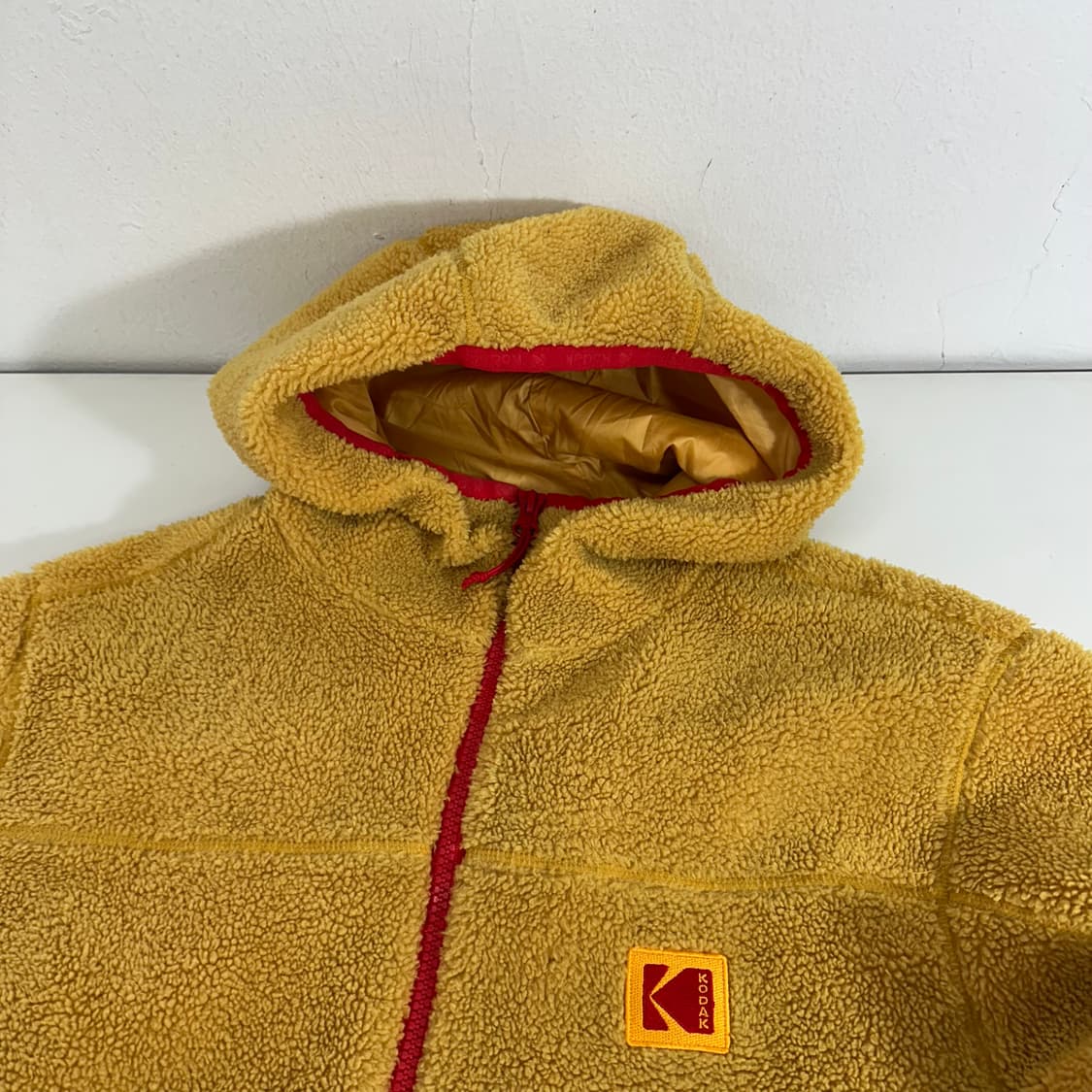 L KODAK 코닥 머스타드 후리스자켓 상품이미지5