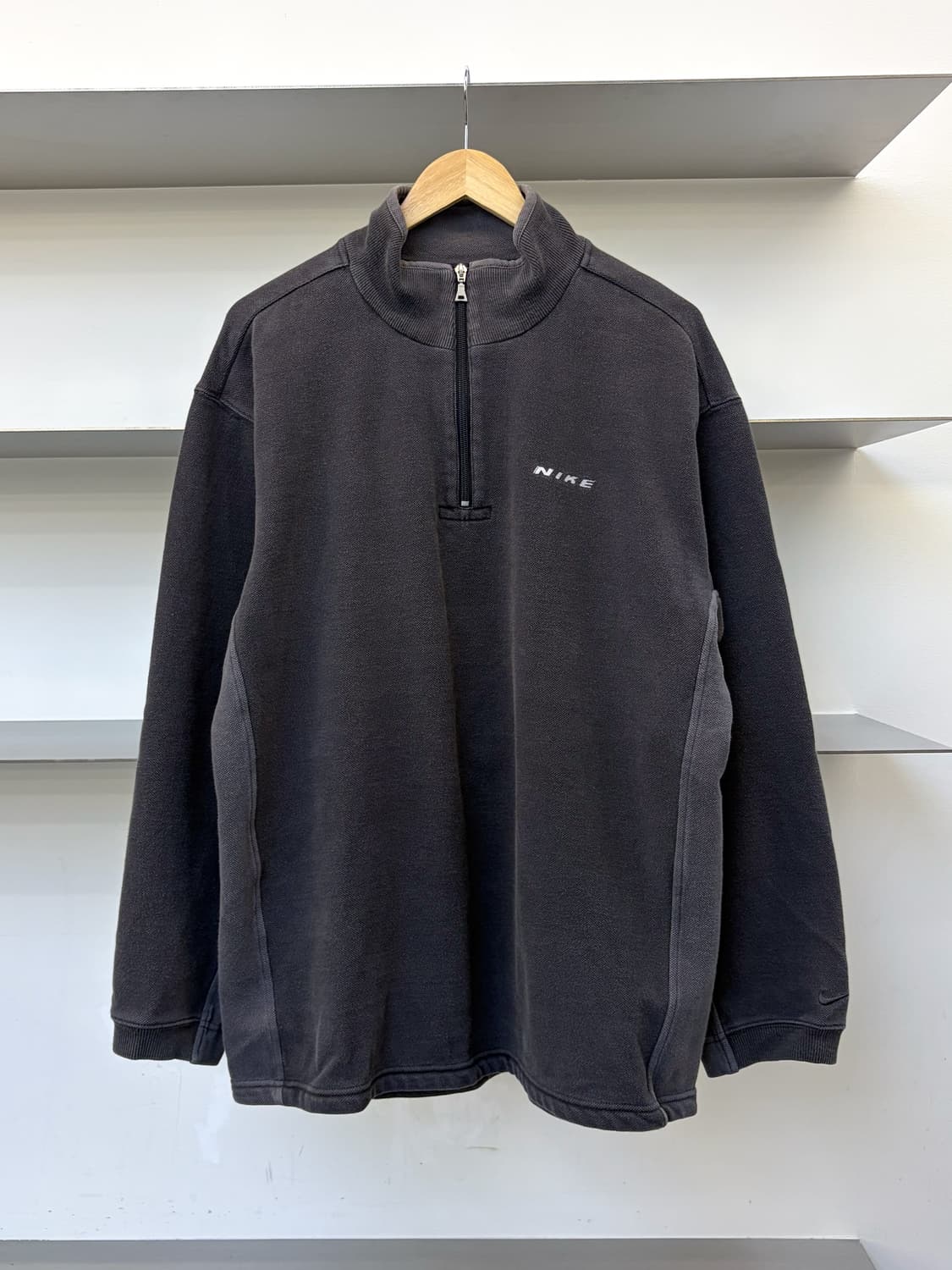 나이키 90s 스펠 로고 풀오버 하프 집업 상품이미지1