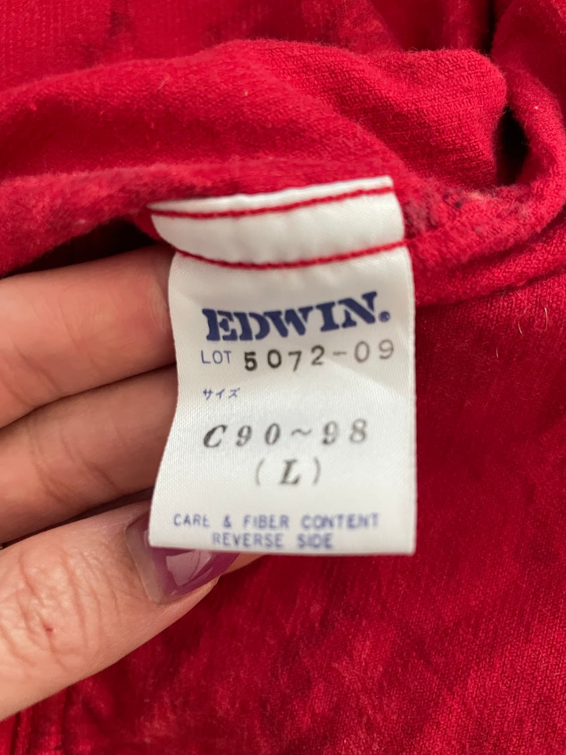 EDWIN 코듀로이 패턴 셔츠 (남여공용) 상품이미지6