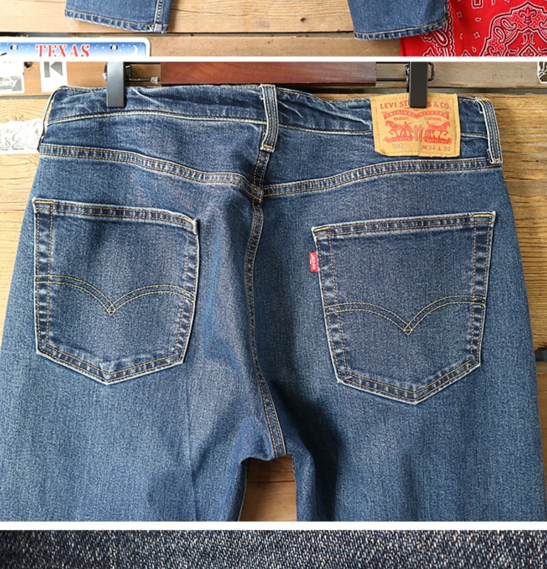  levis 리바이스 502 슬림 스트레이트 핏 데님 33 상품이미지5