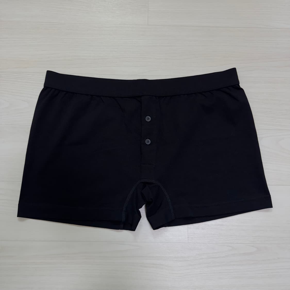 COS 코스 버튼 복서 브리프 블랙 L 상품이미지1