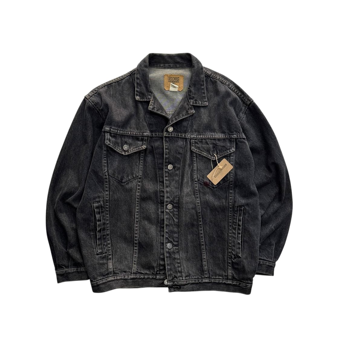 [100~103] 올드갭 블랙 데님 트러커 자켓 상품이미지1