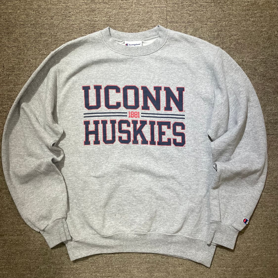 (S) Champion 챔피온 유니버시티 프린팅 스웻셔츠 맨투맨 상품이미지1