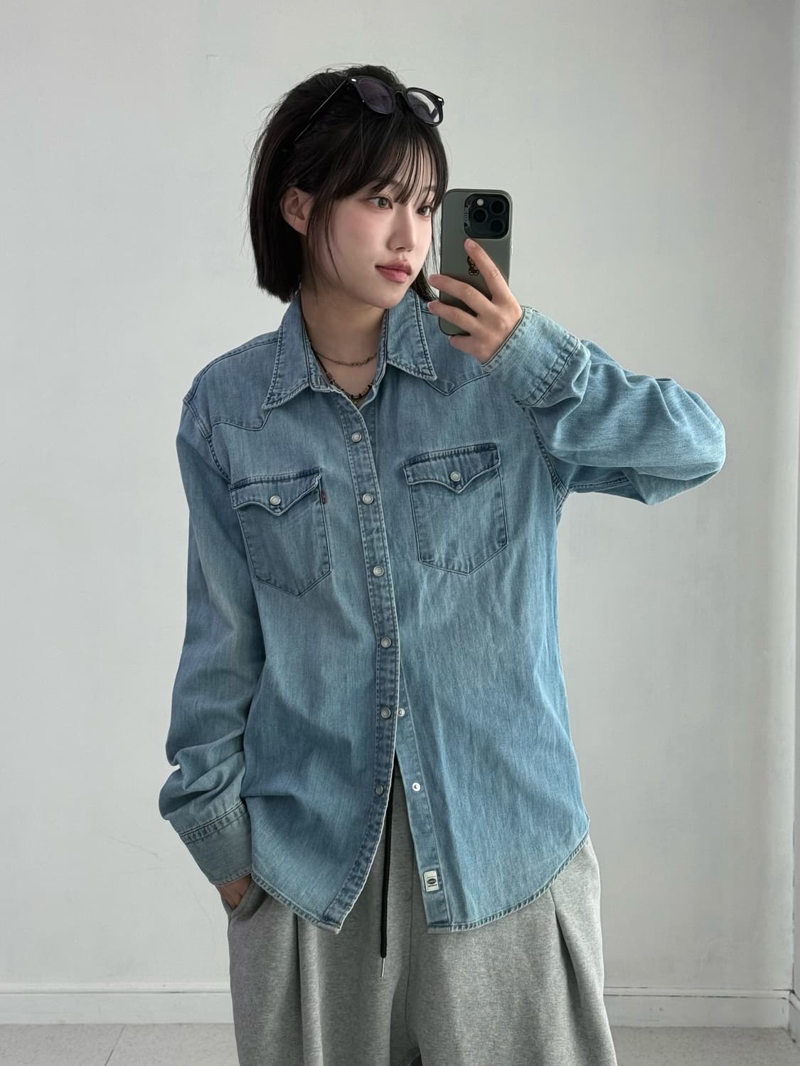 리바이스 데님셔츠 상품이미지2