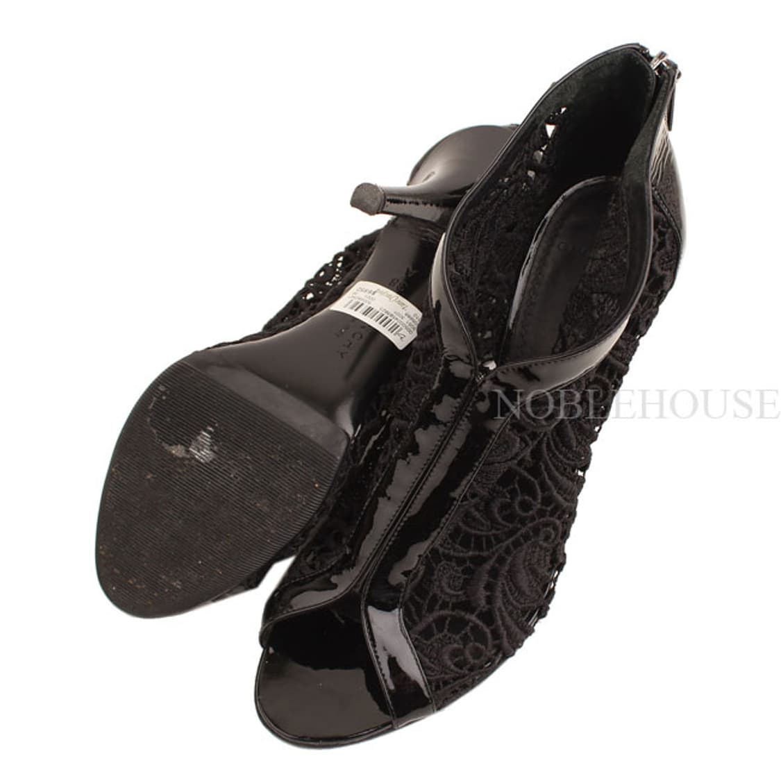 지방시 블랙 레이스 페이던트 부티 38 상품이미지3