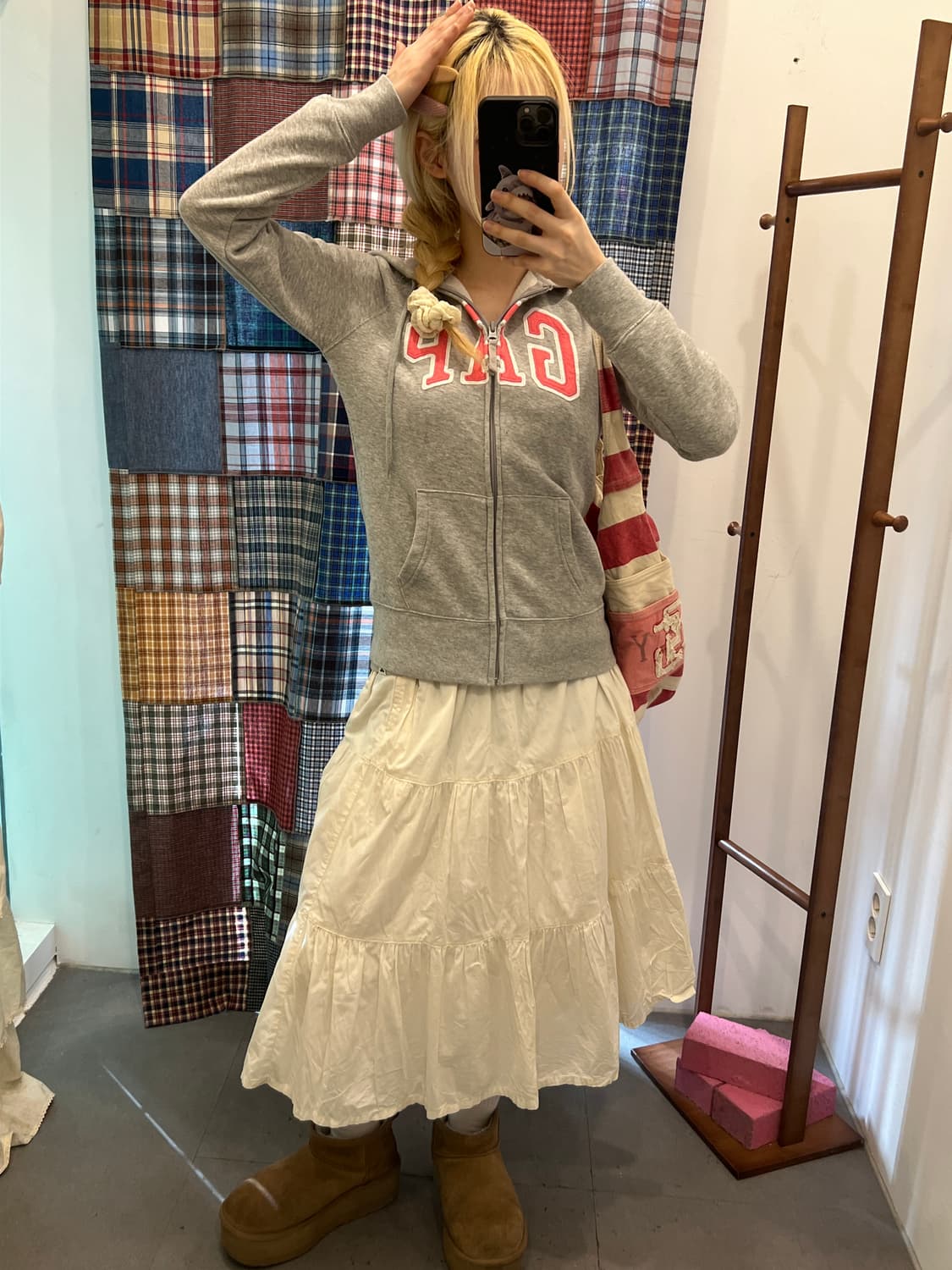 갭 그레이 후드집업 상품이미지3