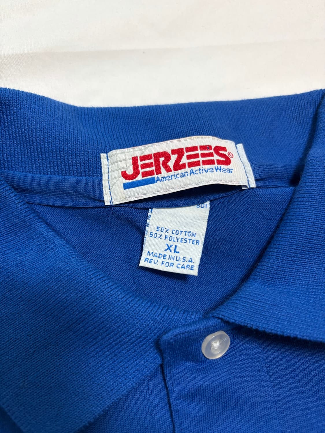 XL) 90s jerzees 싱글스티치 튜블러 카라티 블루 상품이미지5