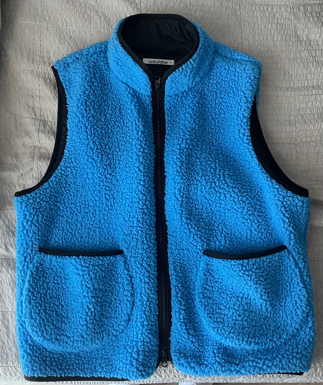 우드비 쉐르파 베스트 blue (m사이즈) 상품이미지1