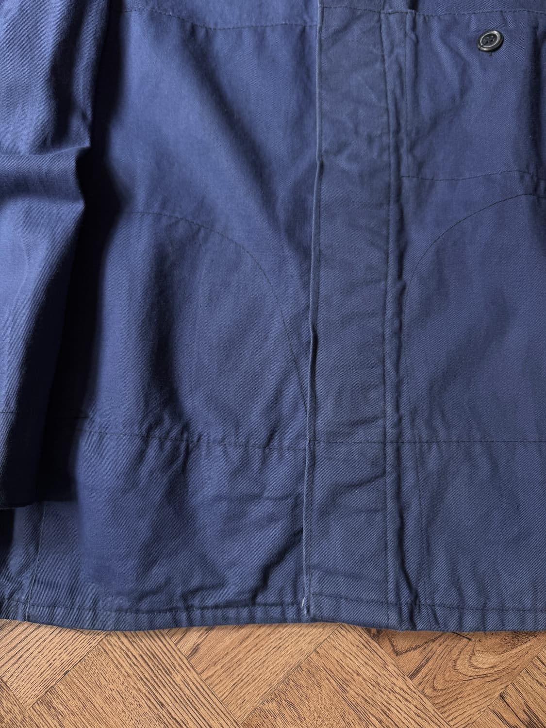 [L]90's 빈티지 워싱 트윌코튼 프렌치 워크 자켓 상품이미지4