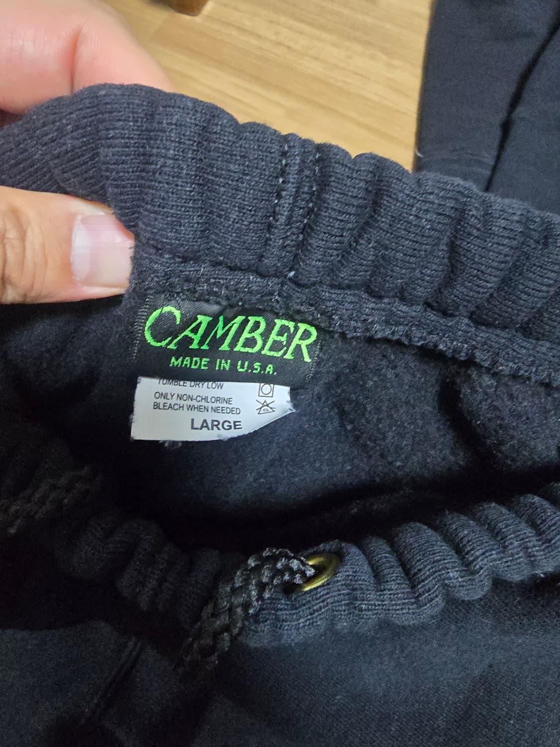 캠버 스웻 팬츠 네이비 L 상품이미지2