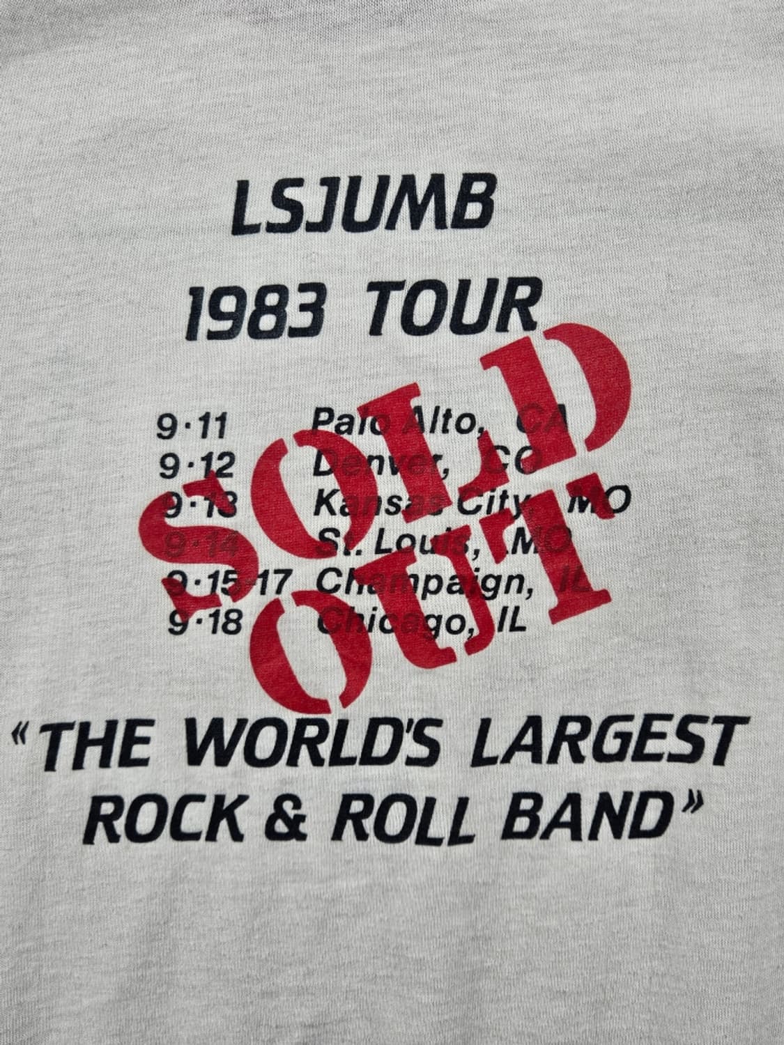 1983 스탠포드 유니버시티 싱글스티치 롱슬리브 (M추정)/ 11380 상품이미지10