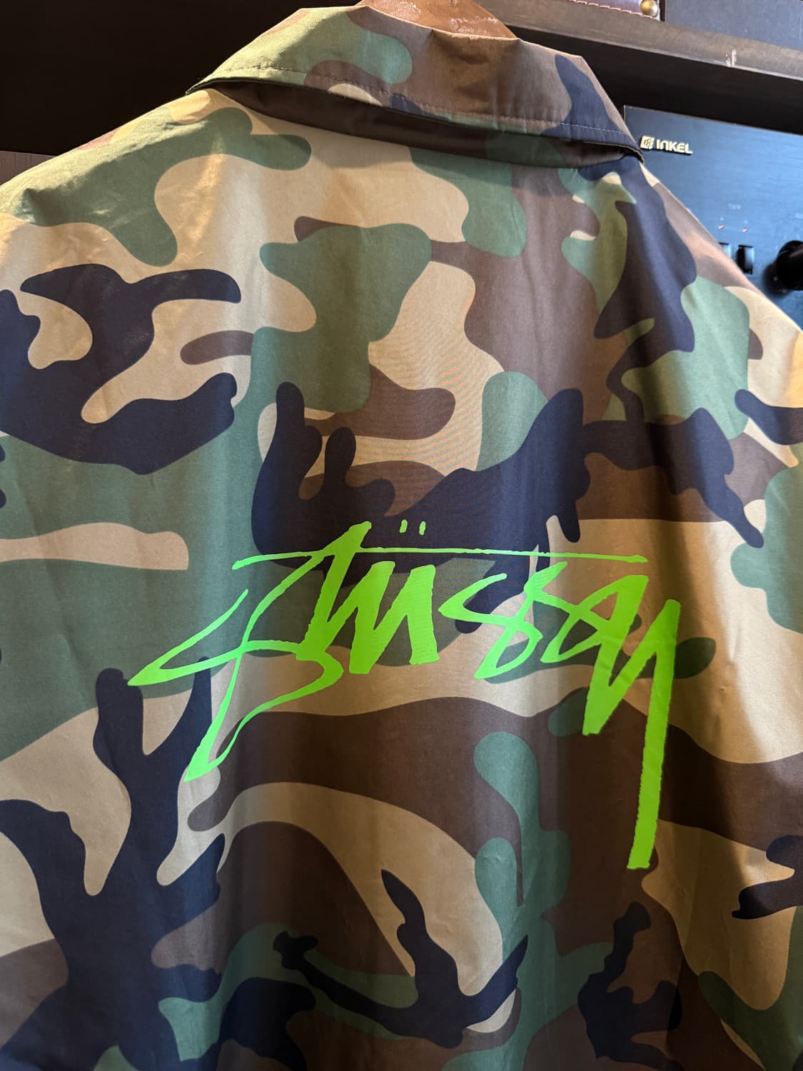 스투시 우드랜드 카모 코치자켓 L(XL) 상품이미지4