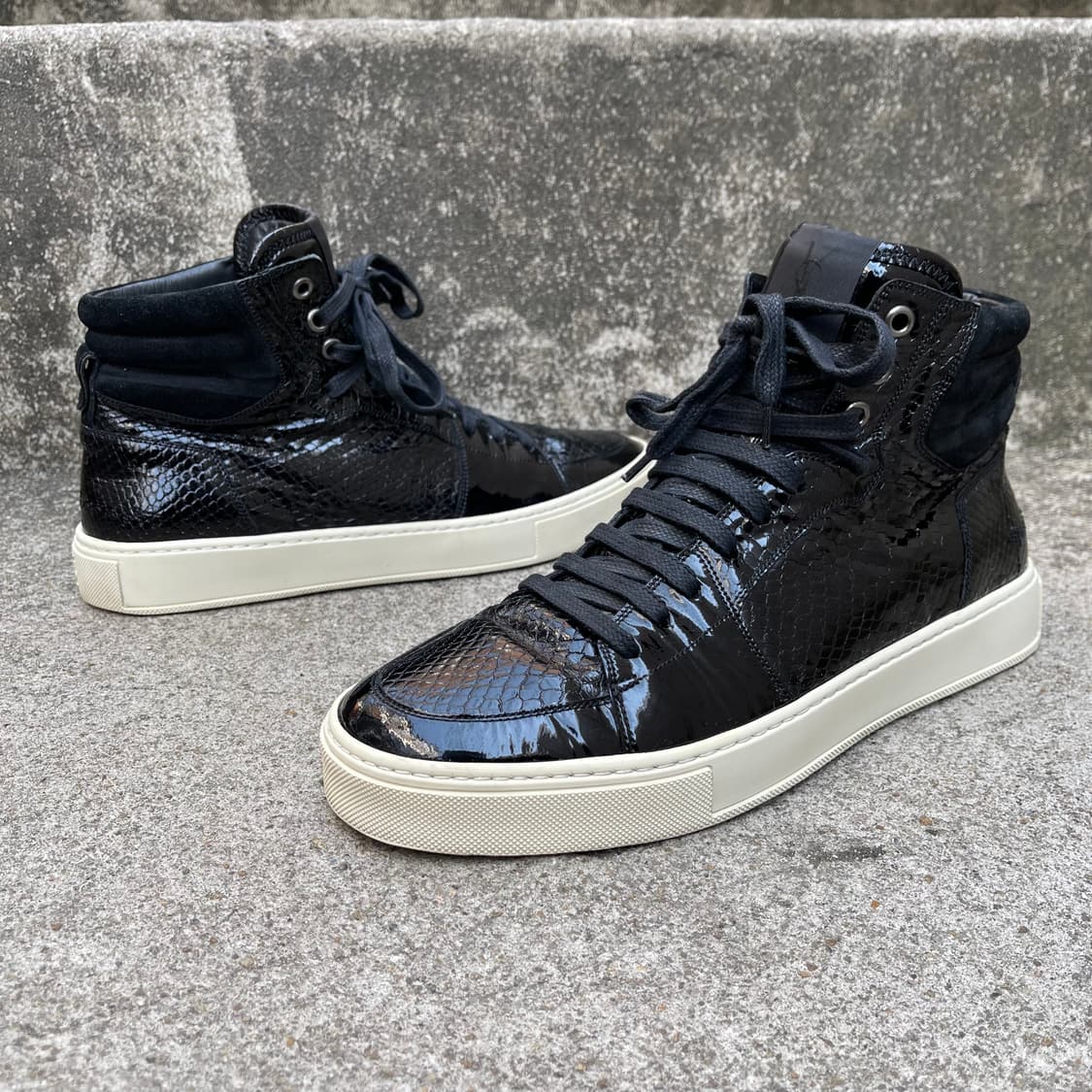 [41] Saint Laurent 아카이브 레더 하이탑 스니커즈(260) 상품이미지3