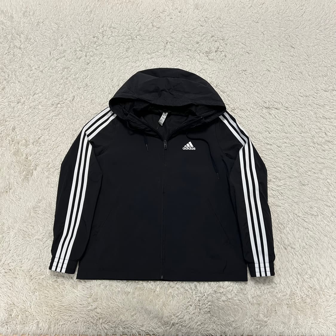 Adidas Black Windbreaker 상품이미지4