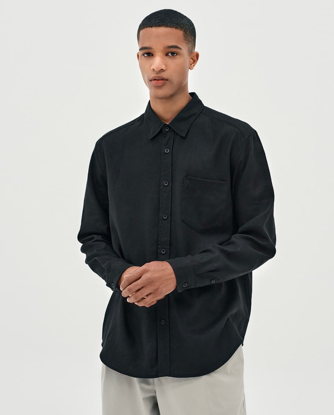 더니트컴퍼니 린넨 텐셀 셔츠 105 상품이미지1