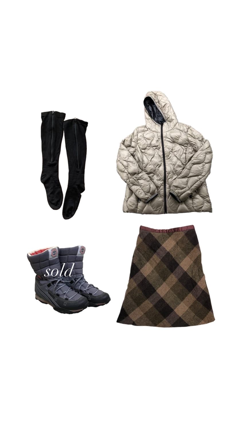 수입빈티지 laura ashley 울 미디 스커트 상품이미지6