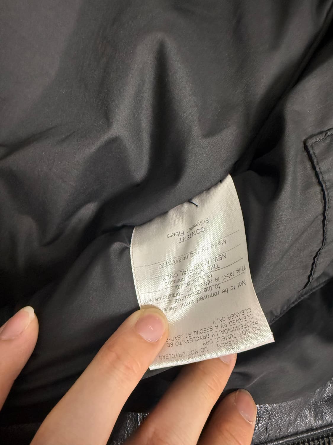 프라다 스포츠 레더자켓 상품이미지6