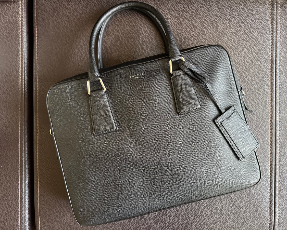 산드로 송아지가죽 브리프케이스 상품이미지4