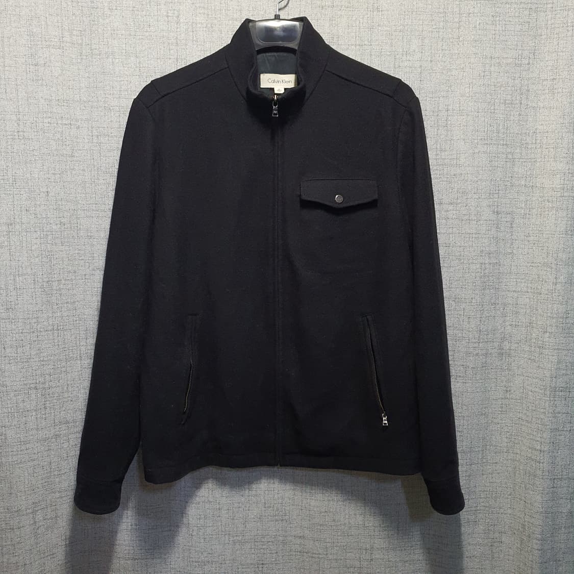 캘빈클라인 남성 울 블랙 점퍼  상품이미지1