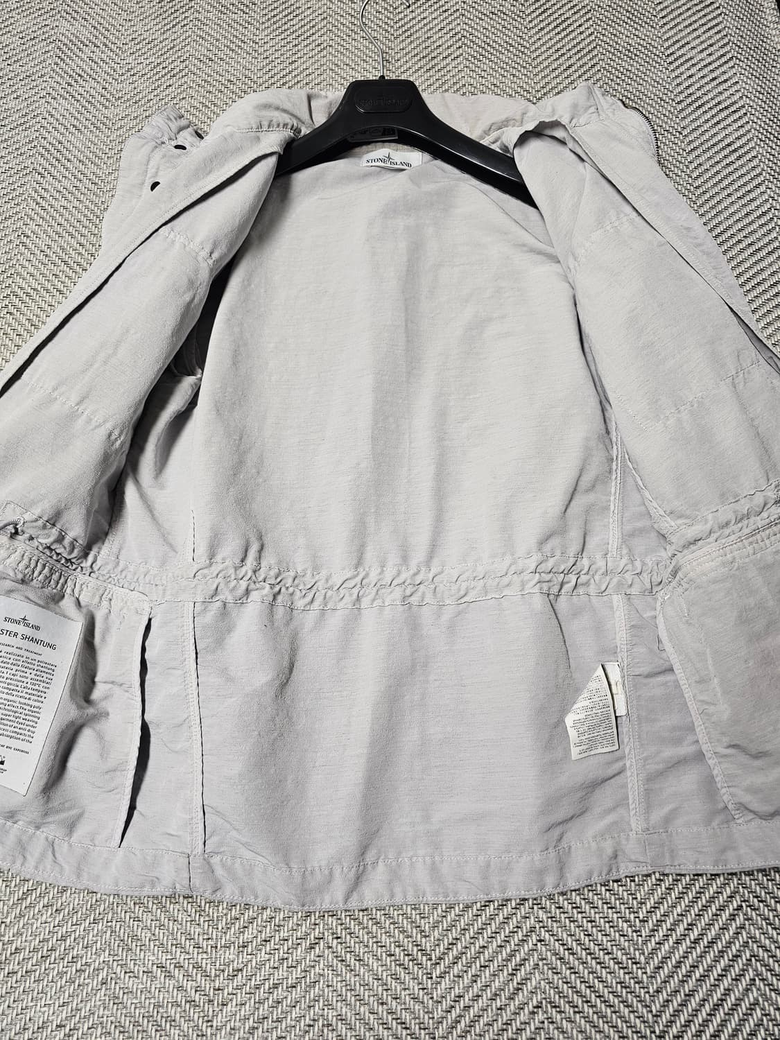 스톤아일랜드 POLYESTER SHANTUNG 필드자켓 상품이미지8