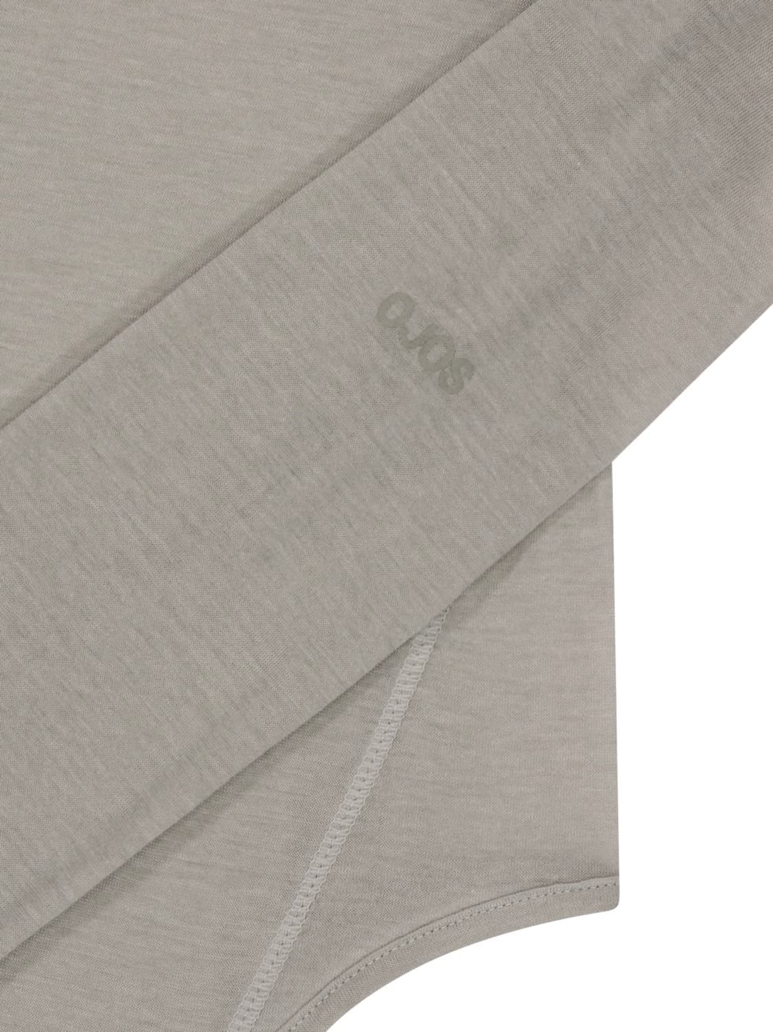 OJOS Curved Cut Layered Tee / Warm Grey 상품이미지2