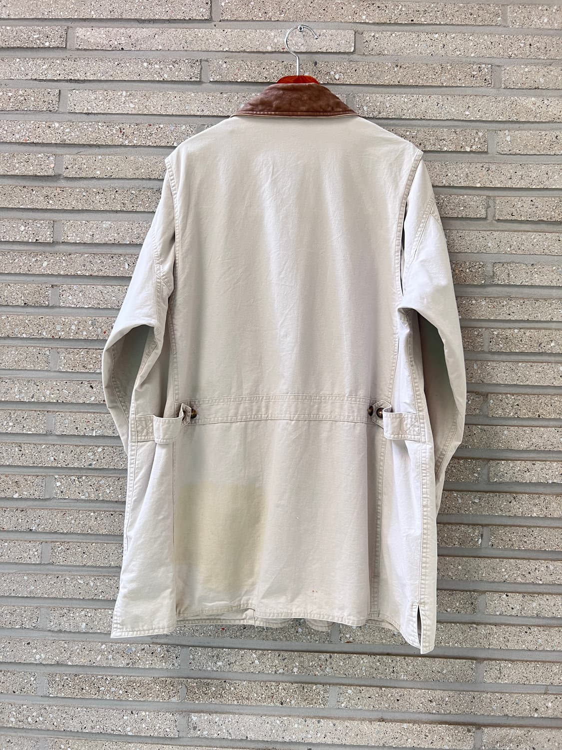 [XL]L.L.Bean 엘엘빈 체크 라이닝 아이보리 초어 자켓 상품이미지9