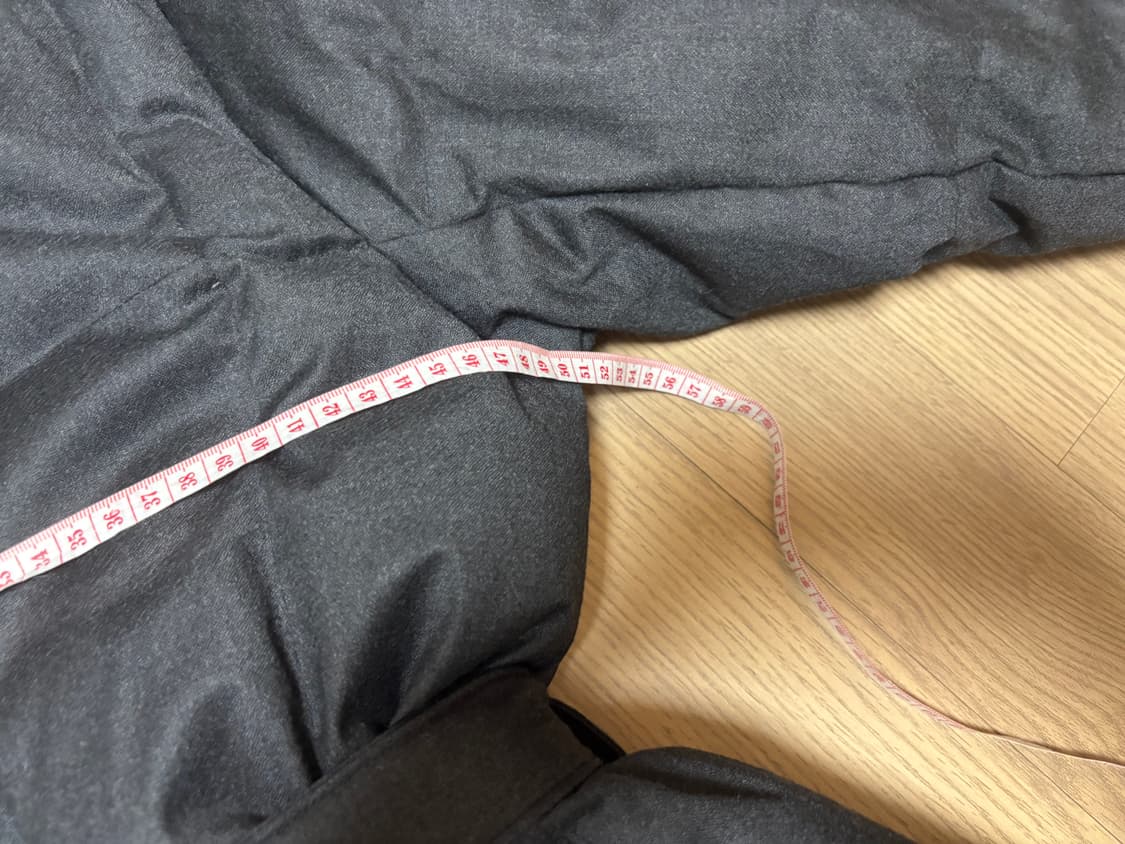 미착용 코오롱 프리미엄 울 스노우문 90 벨트 롱패딩 안타티카 상품이미지9