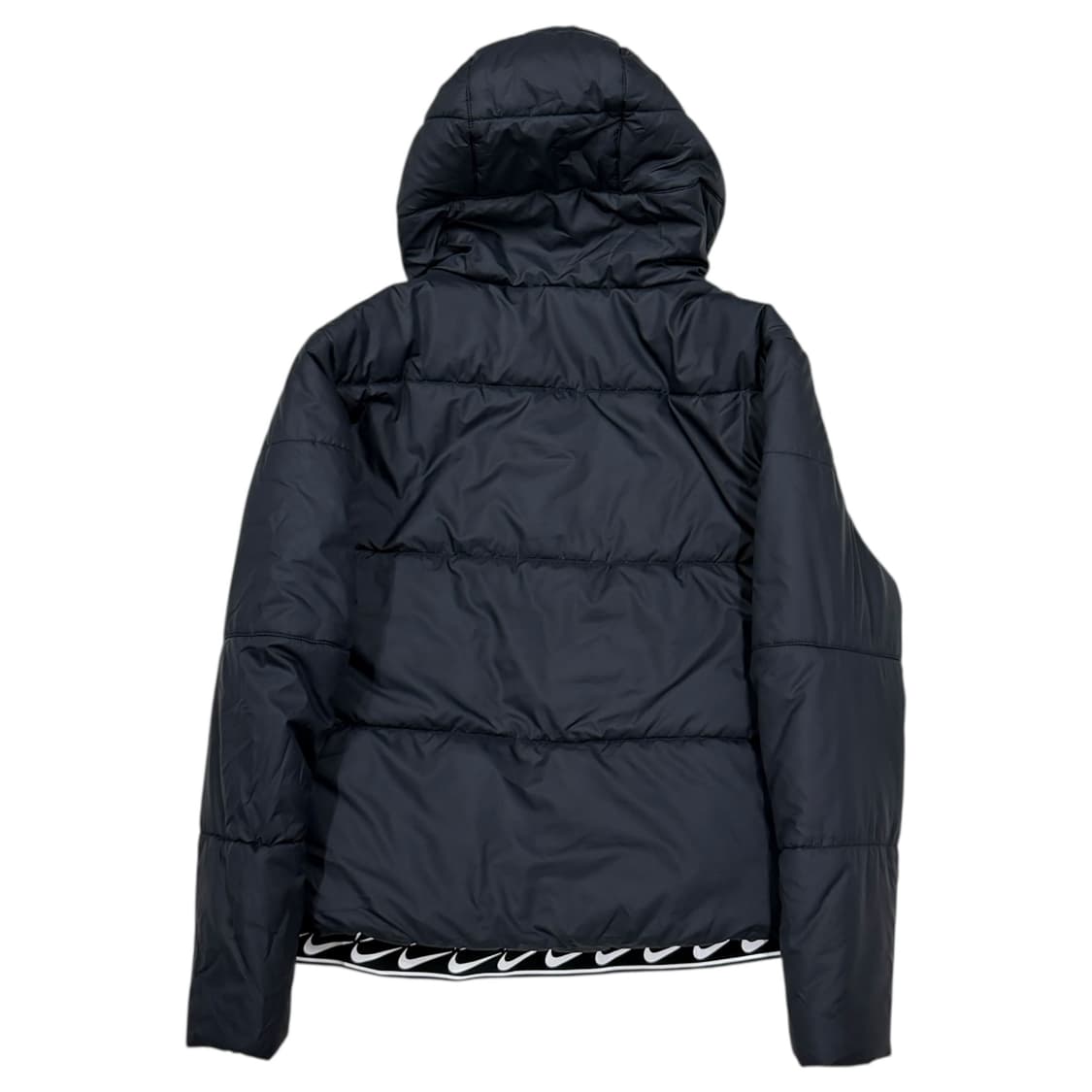 나이키 여성 신세틱 필 다운 후드 숏패딩 블랙 XS 상품이미지4