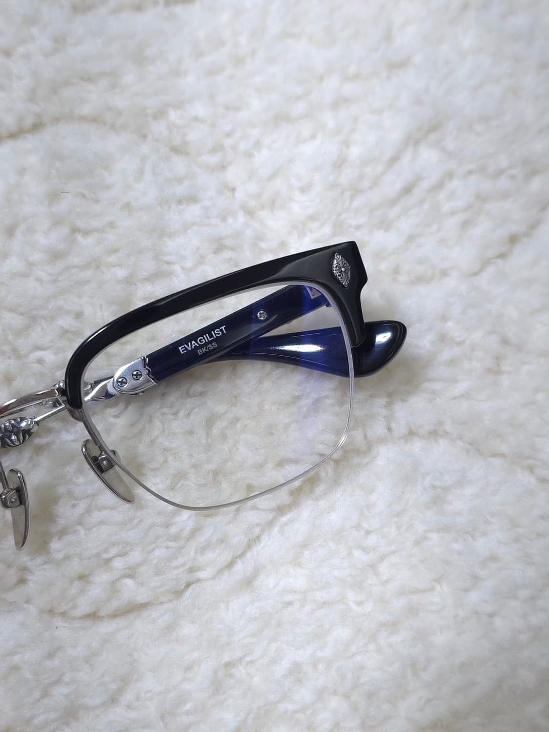 [OS] 크롬하츠 에바질리스트 안경 블랙 실버 상품이미지6