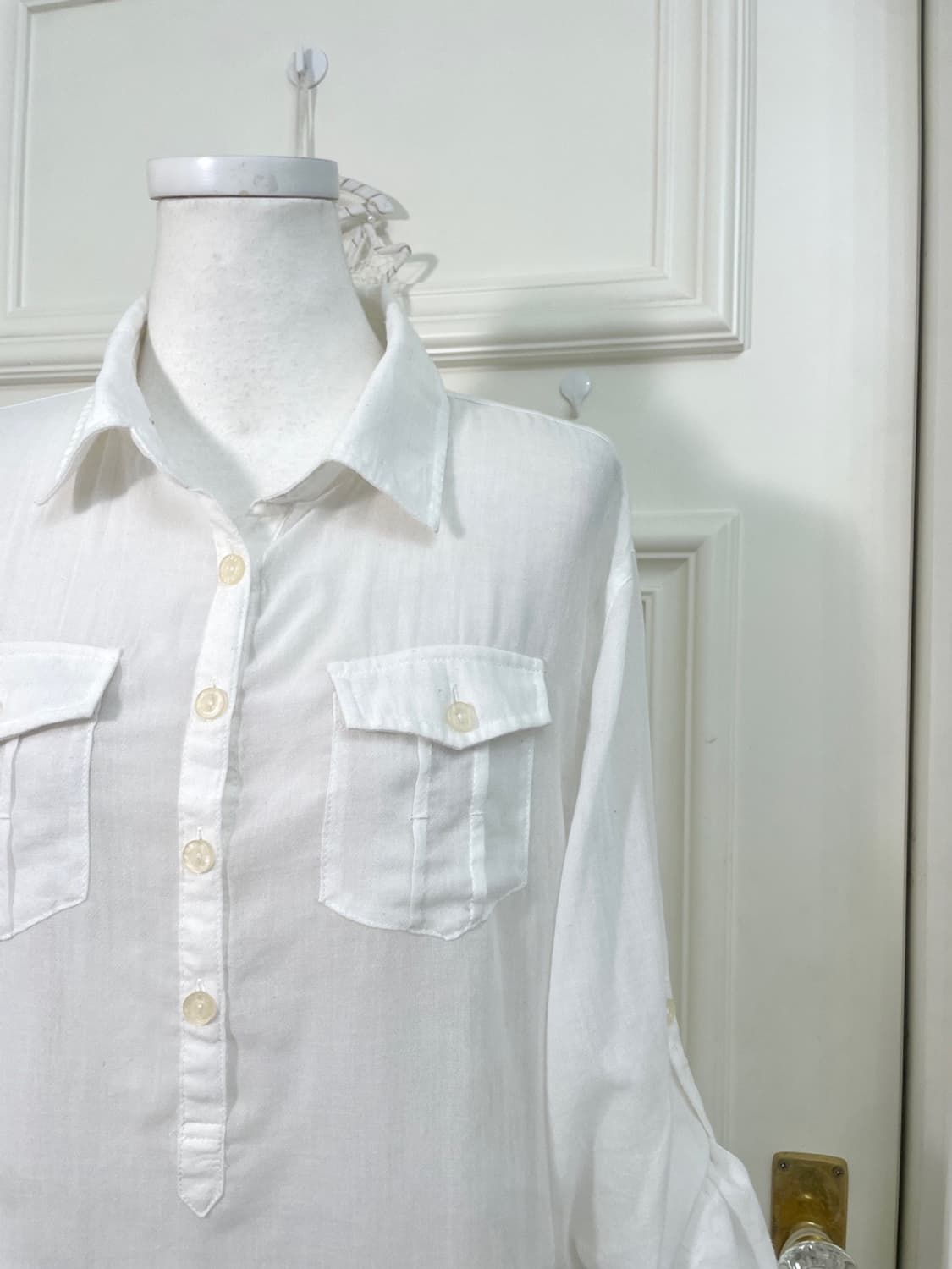 white pocket point summer shirt opc 상품이미지6