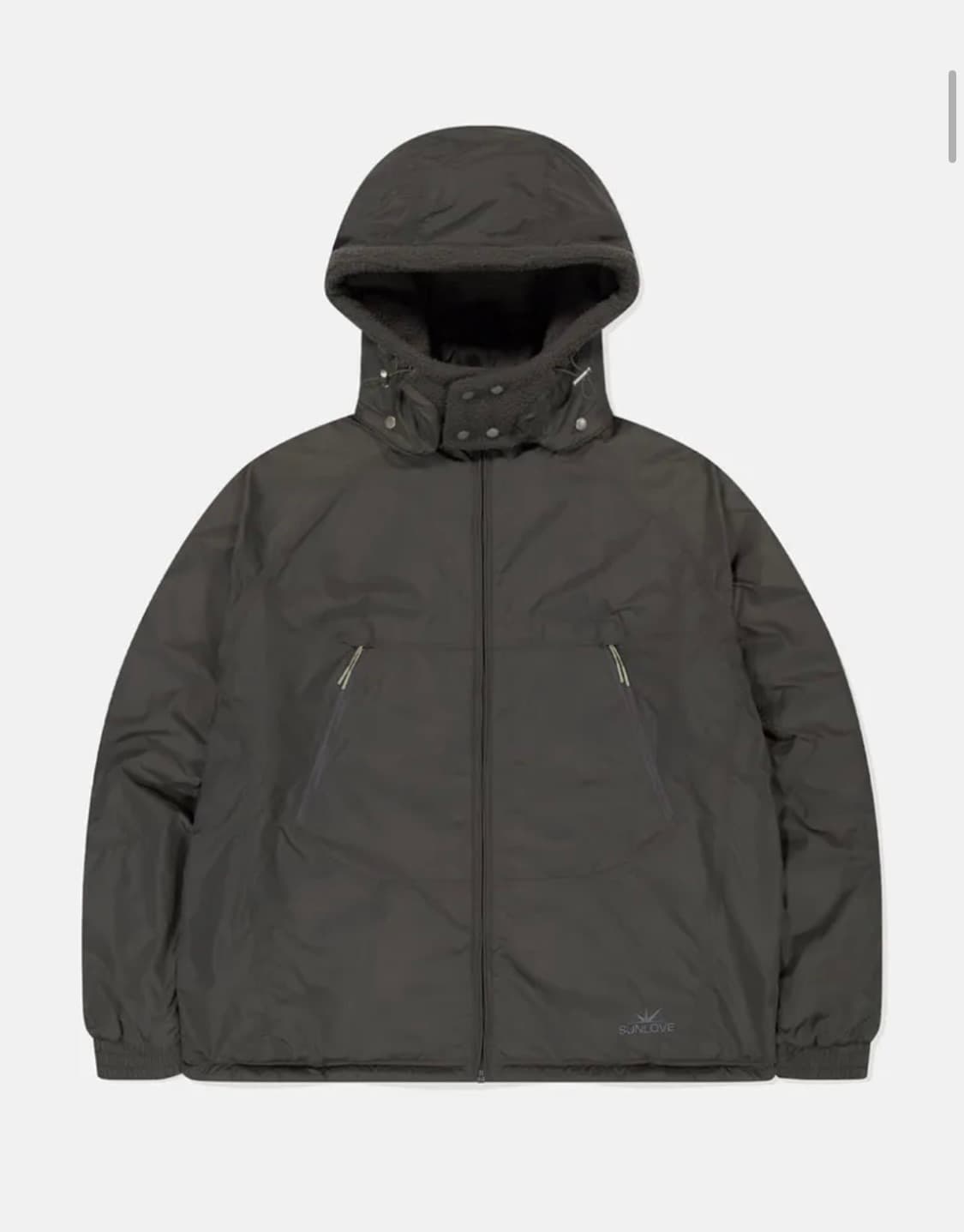 SUNLOVE 썬러브 리버시블 플리스 차콜 라지 상품이미지4