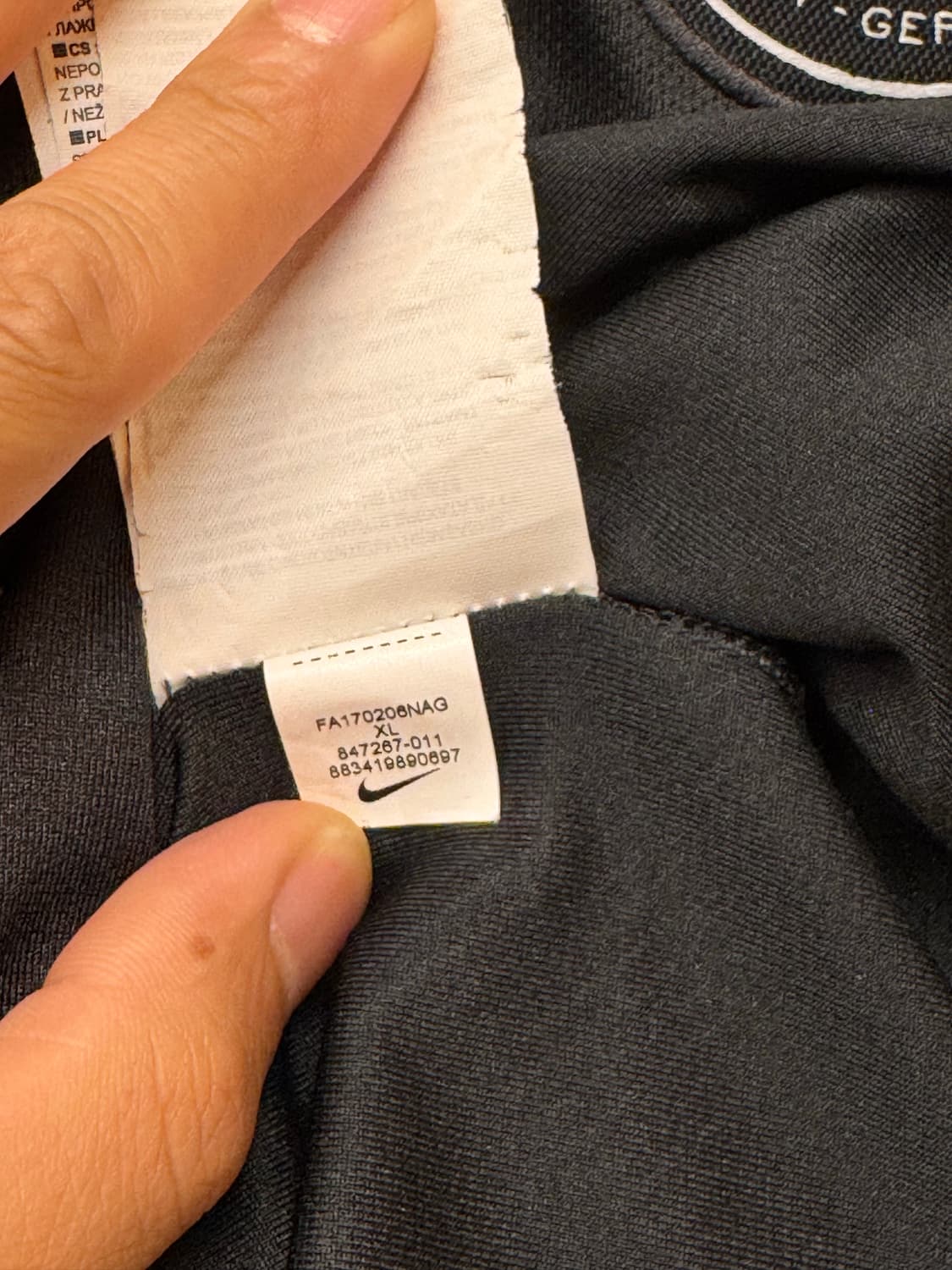 나이키 파리생제르망 17-18 써드 사이즈 XL 유니폼 상품이미지6