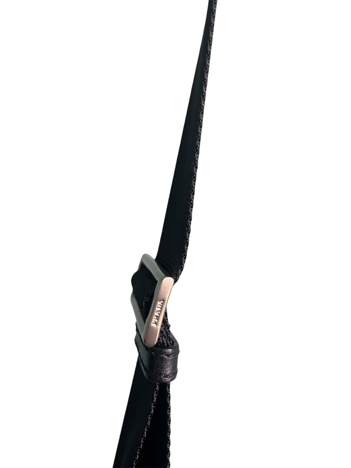 [OS] 프라다 버팔로 레더 리포터 크로스백 블랙 상품이미지4