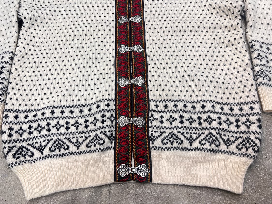 노르웨이 노르딕 울 가디건 상품이미지4