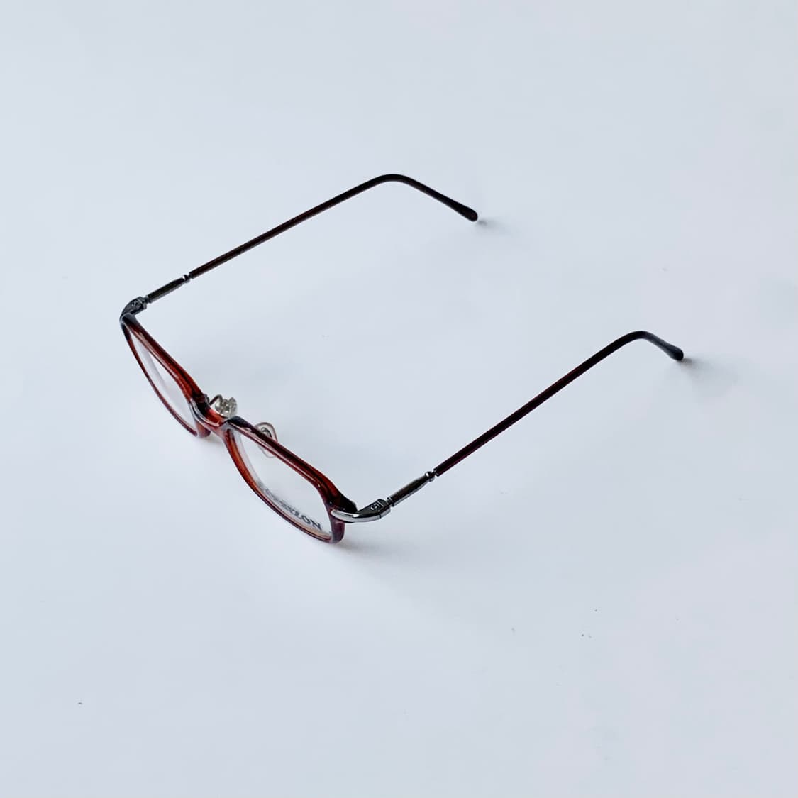 787 빈티지안경 데드스탁 픽키 소형 스프링 슬림 스퀘어 프레임 상품이미지3