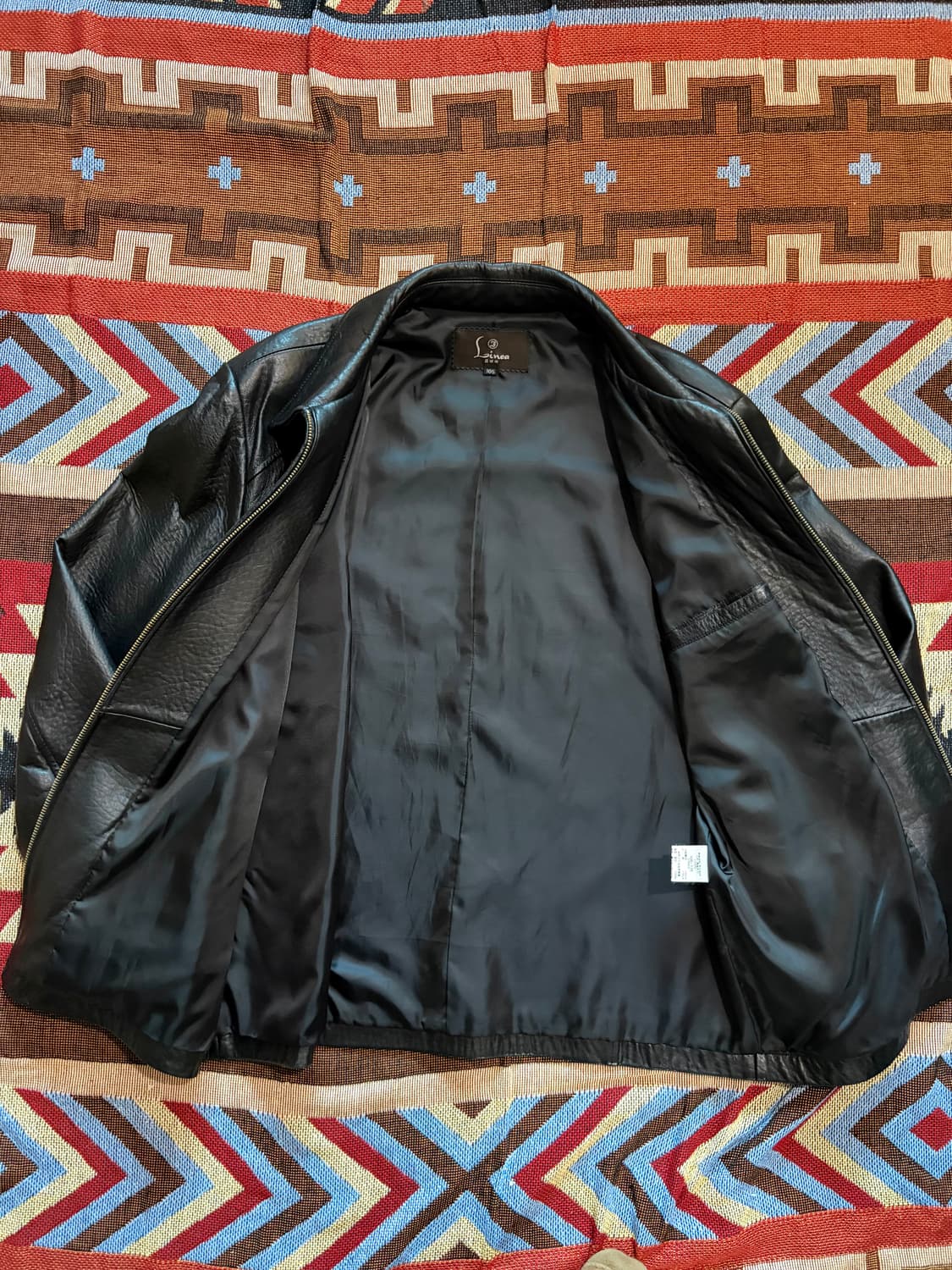 105) 00s 양가죽 싱글라이더 레더자켓 상품이미지8