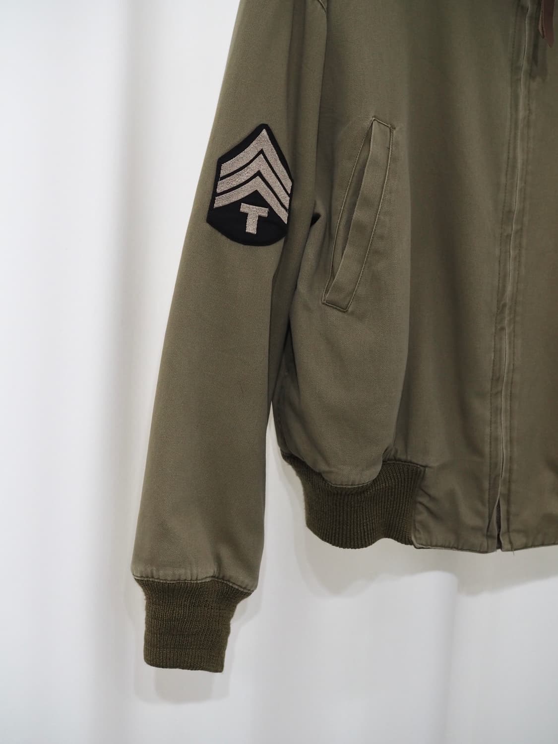 vintage talon zipper tanker jacket  상품이미지4