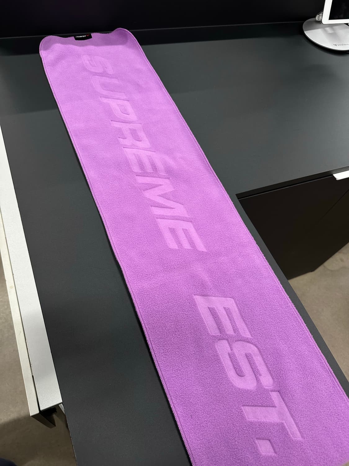 슈프림 FW19 폴라텍 머플러 퍼플 상품이미지5