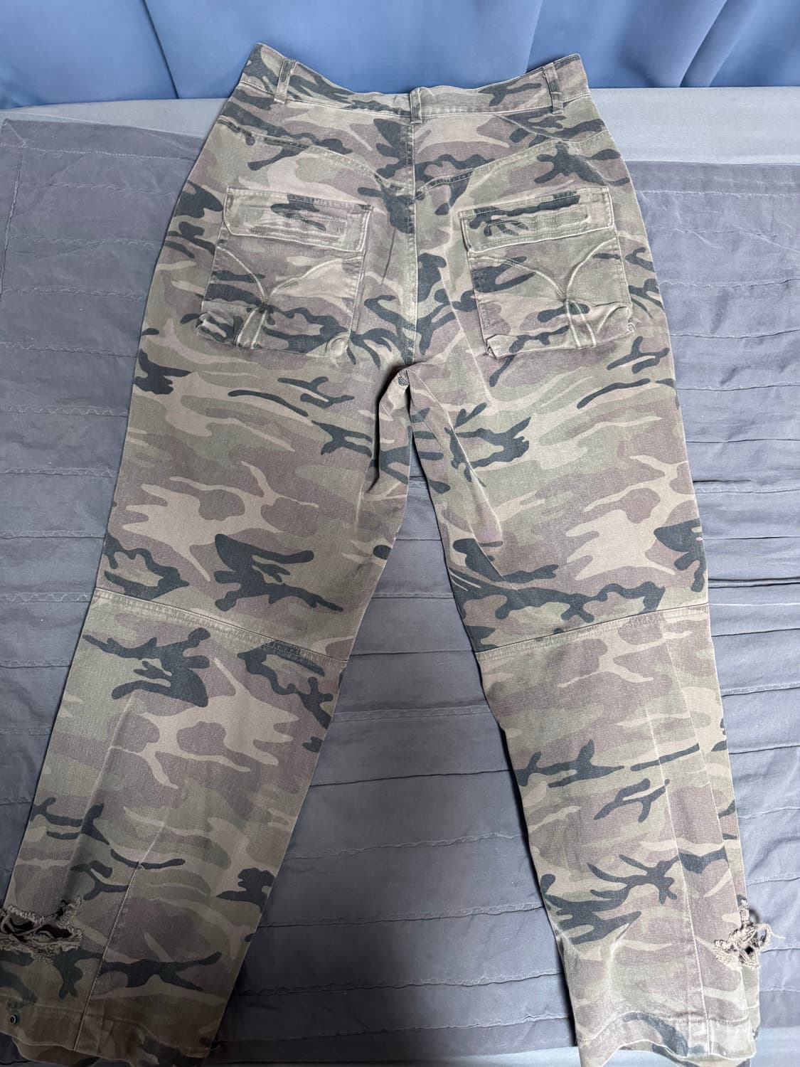 ETCE DESTROYED CAMO BAGGY PANTS II  상품이미지3