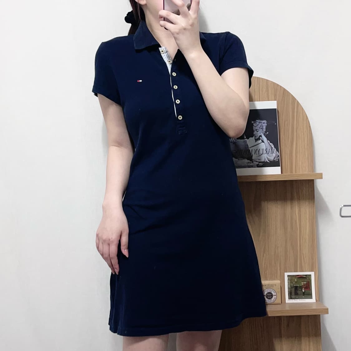 [정품] 타미 네이비 버튼 반팔원피스 [ M ] 상품이미지2