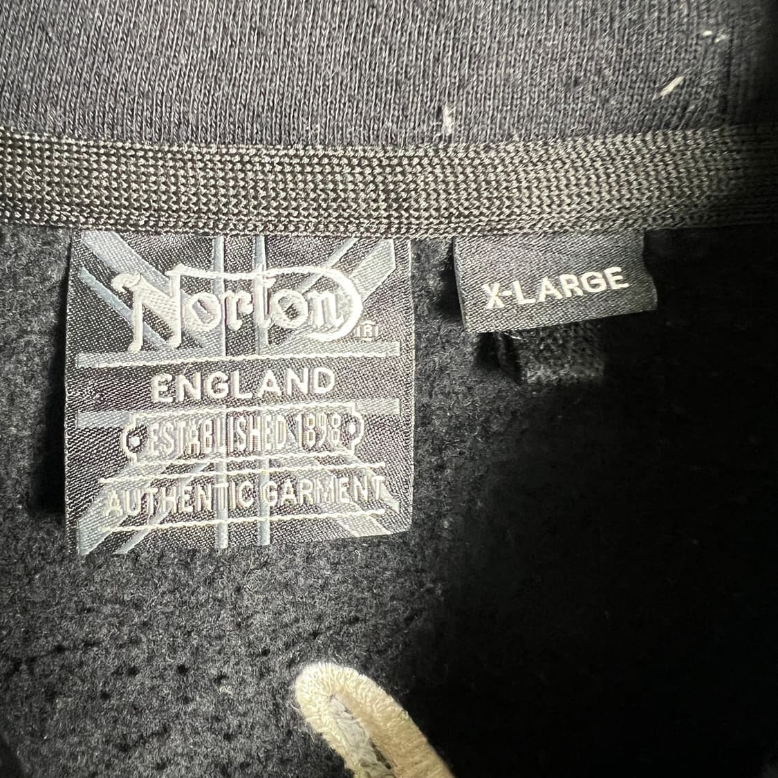 Norton 노턴 블랙 후드집업 XL 상품이미지4