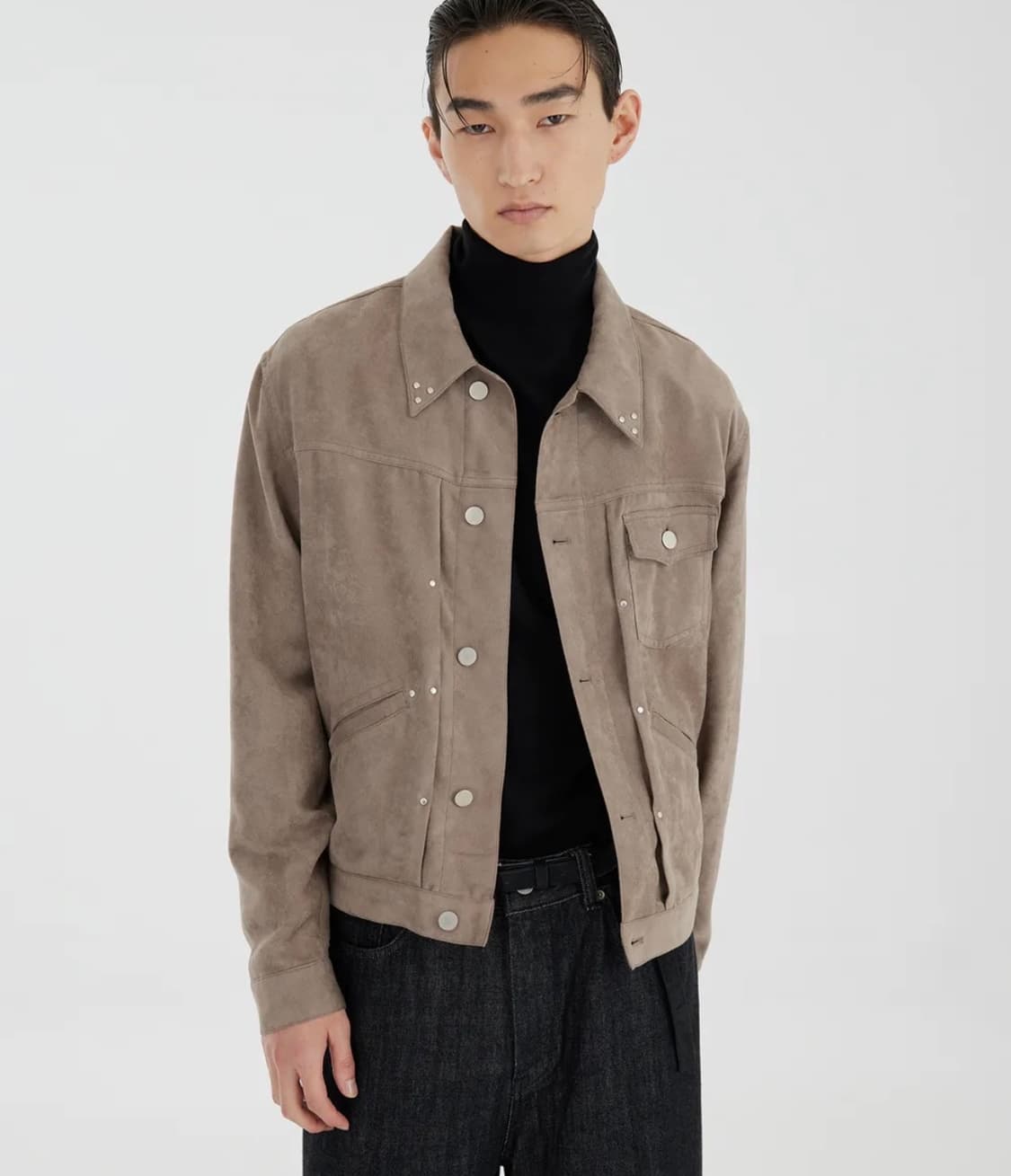 유스 트러커 자켓 Pleated Stud Trucker Jacket 상품이미지1