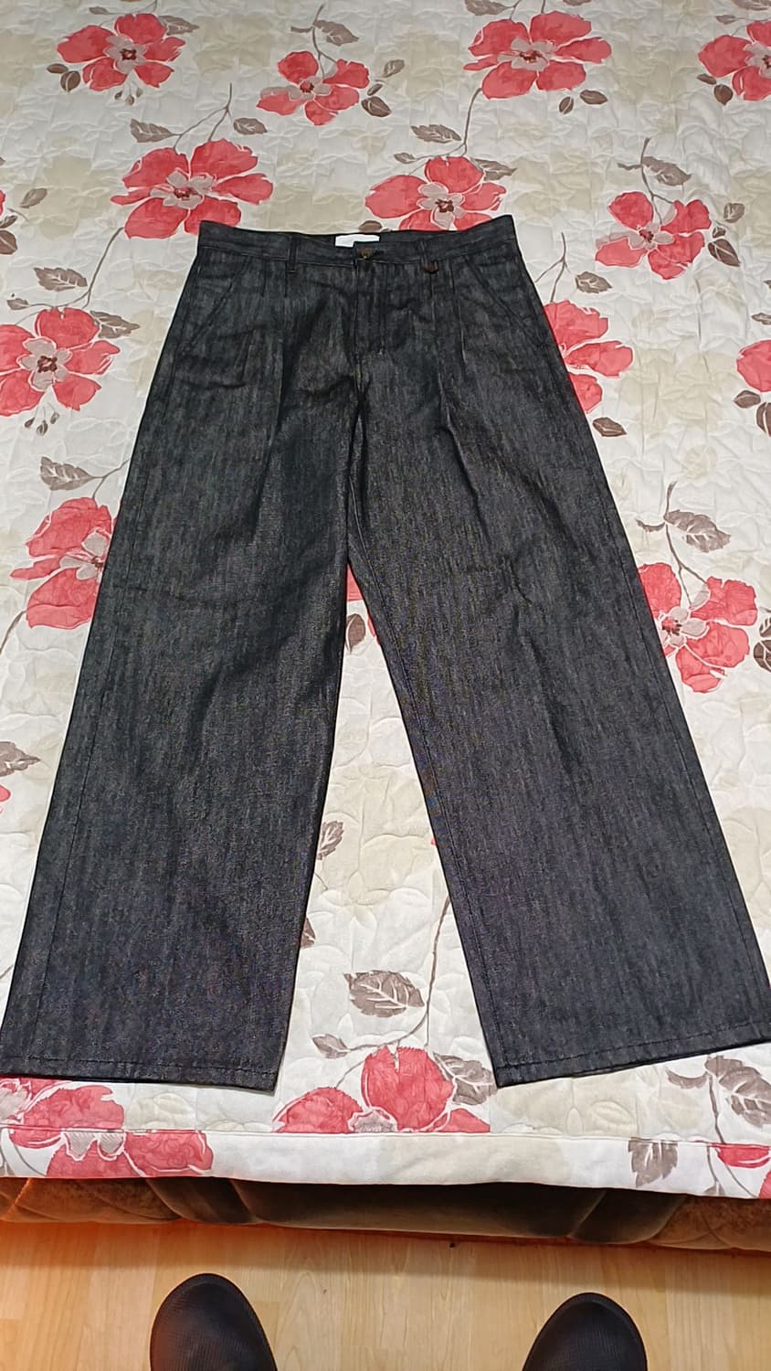 포트너스 와이드데님팬츠 32인치 기장107 상품이미지1