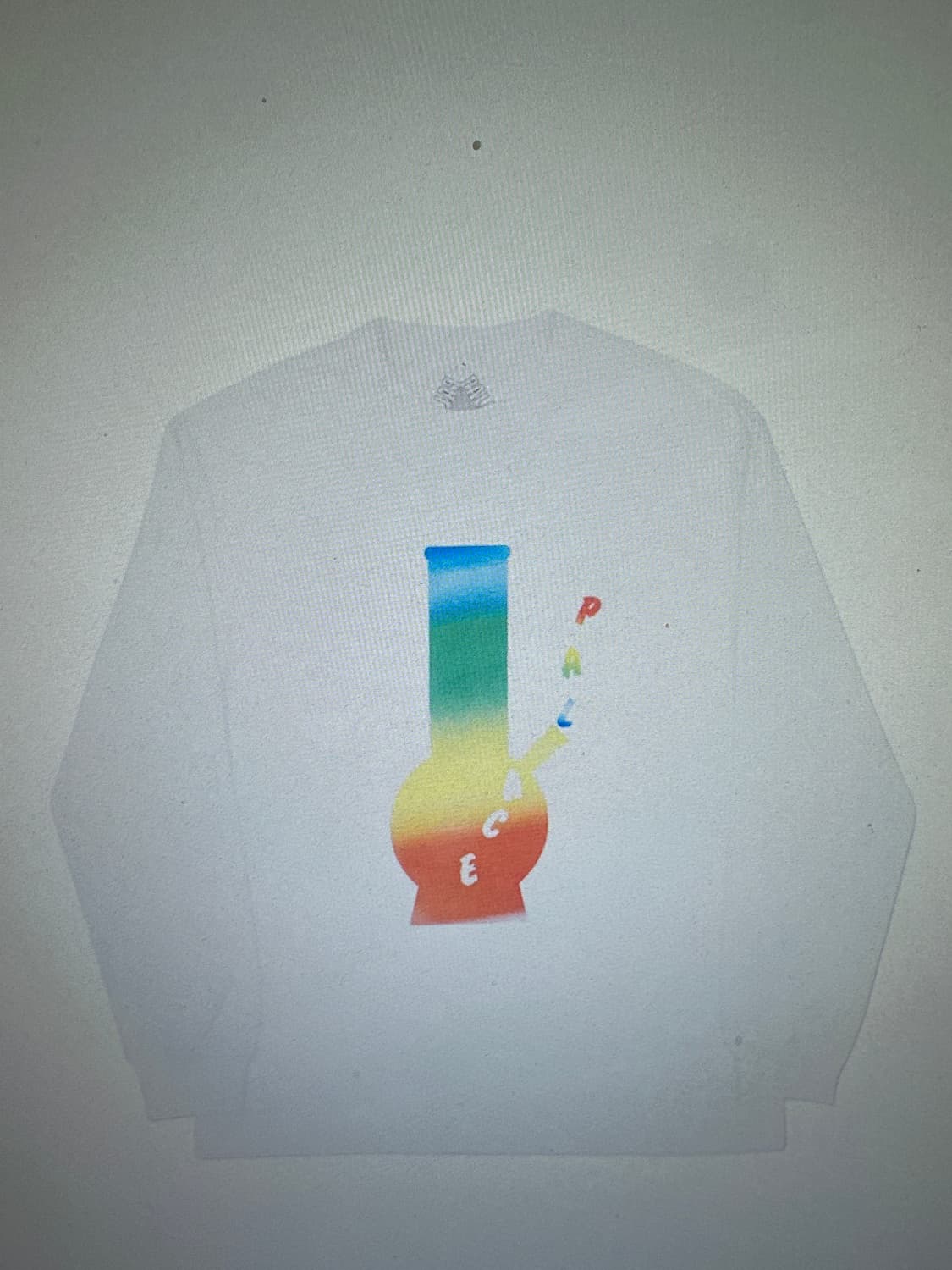 팔라스 레인보우 봉 슬리브 화이트 상품이미지2