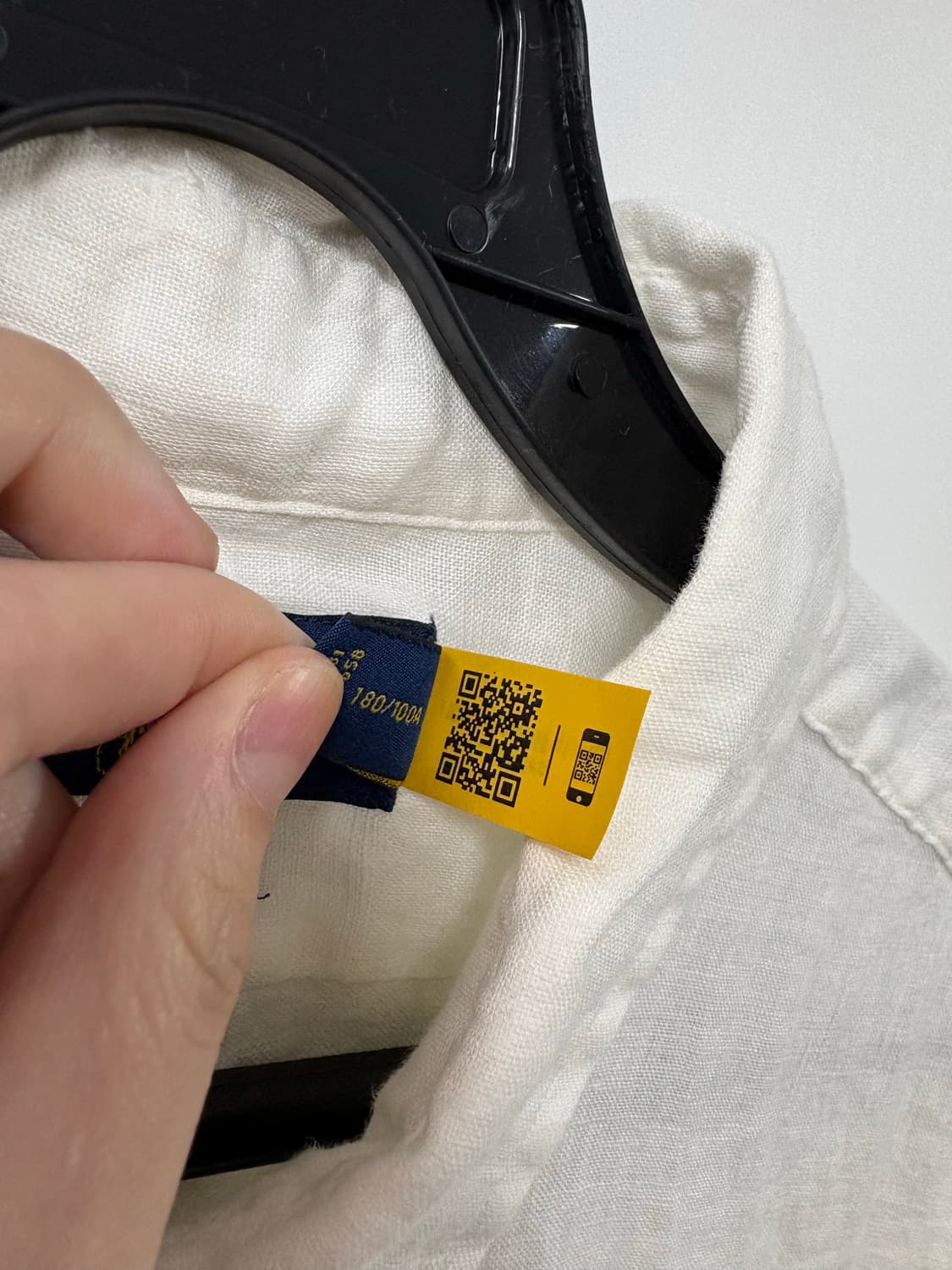 폴로 랄프로렌 큐알 신형 린넨 반팔 티셔츠 상품이미지7