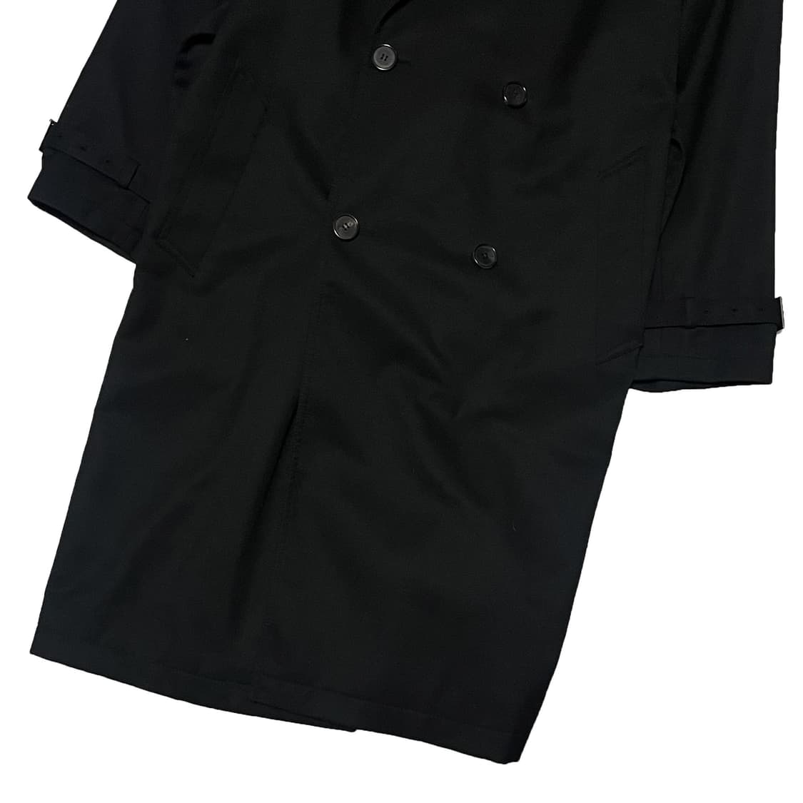 무신사스탠다드 블랙 트렌치 코트 상품이미지4