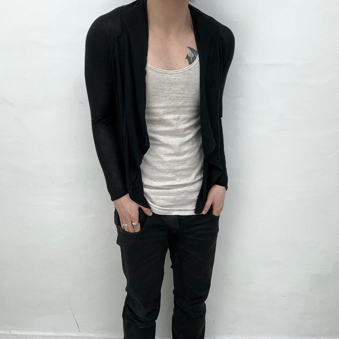 Helmut lang seethrough cardigan 상품이미지4