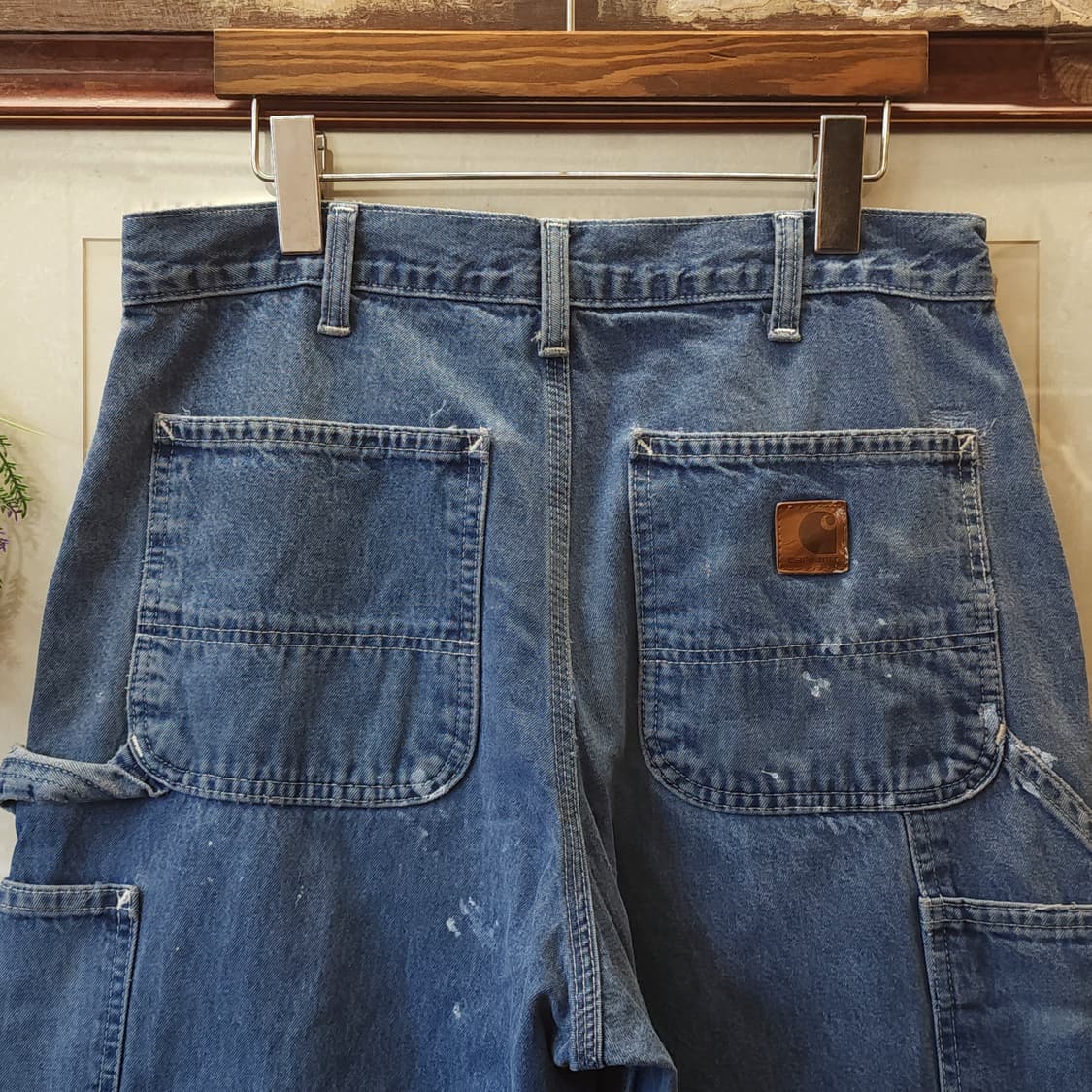 칼하트 카펜터 데님팬츠 워크팬츠 페인팅 칼하트 덩가리 32x32 상품이미지8