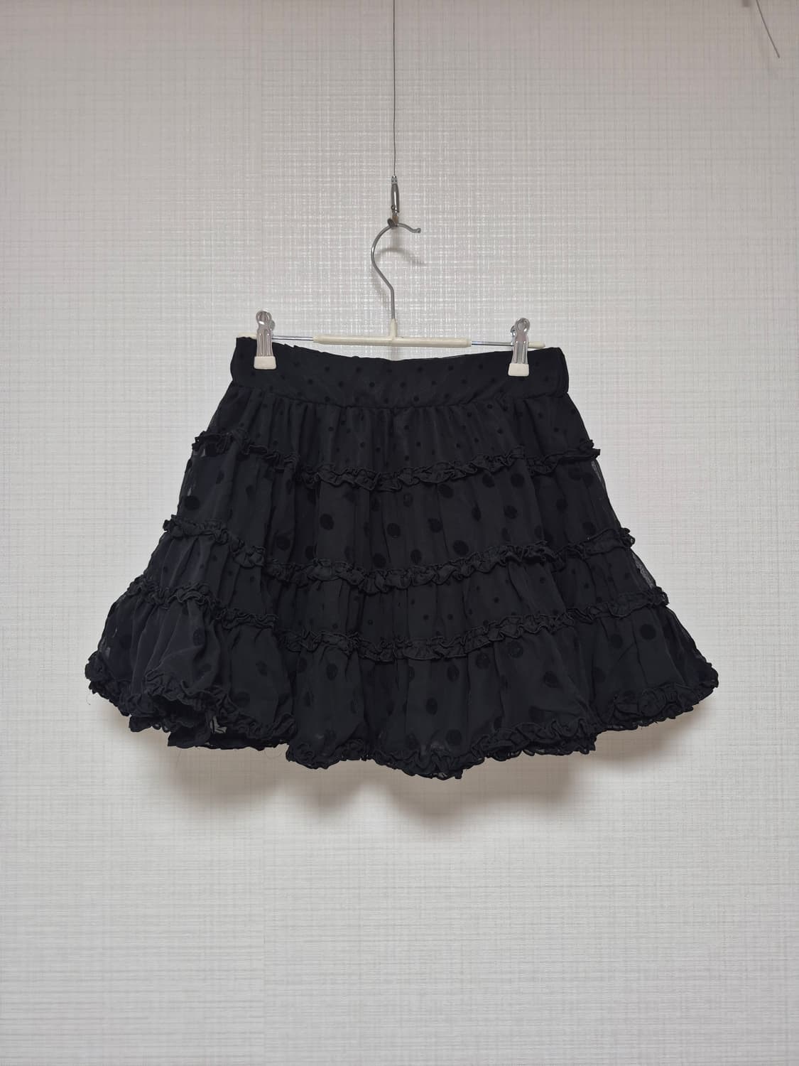 트라랄라 히메갸루 러블리 블랙도트 미니스커트 상품이미지1