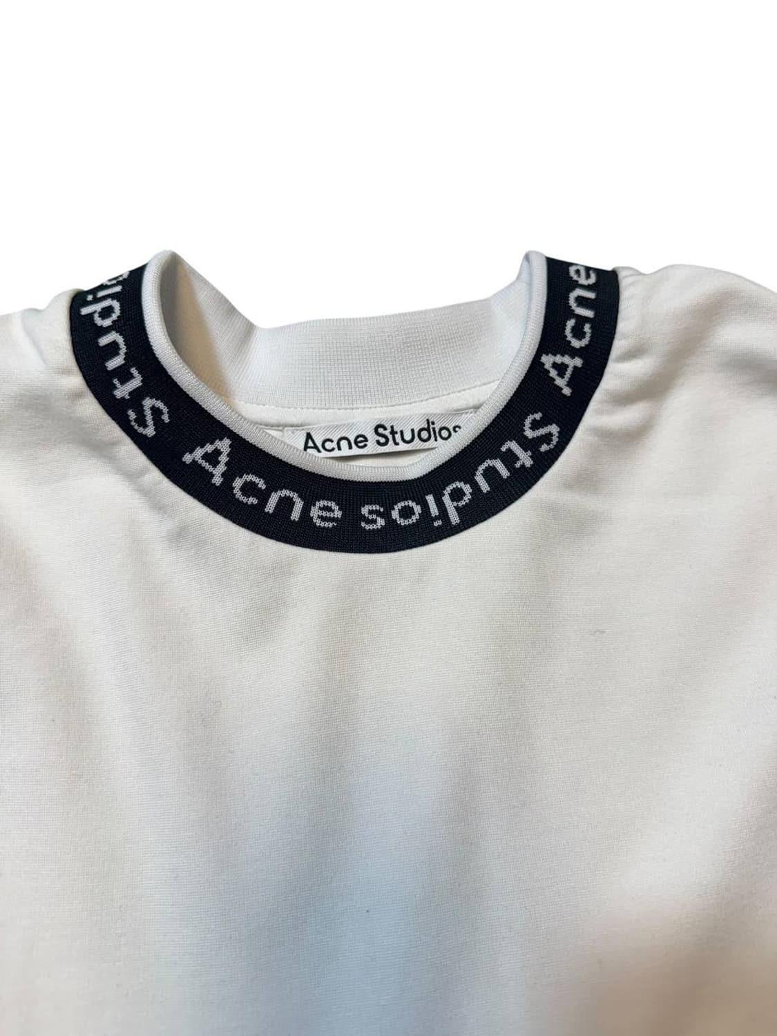 아크네 스튜디오 로고 바인딩 반팔 티셔츠 상품이미지2